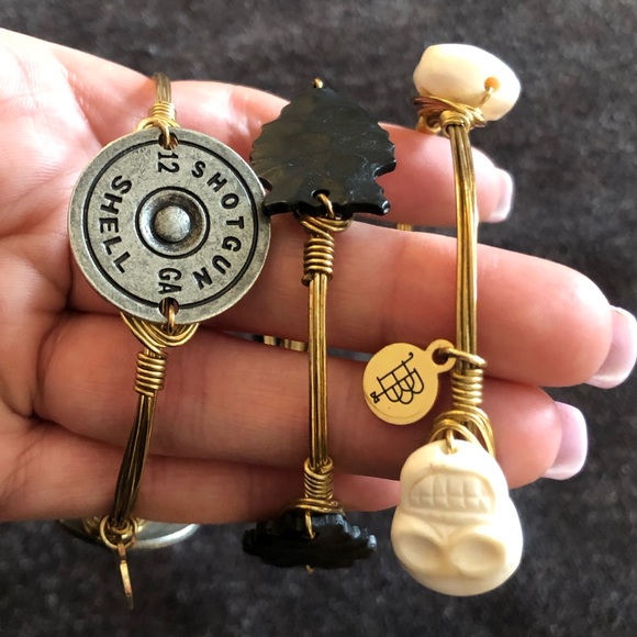 Burbon and Bowties Jewelry - Burbon & Bowties Set of 3 Bangles